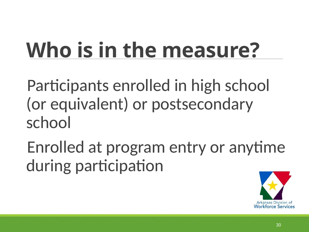 Measurable Skill Gains Performance Indicators - slide 30 of 51