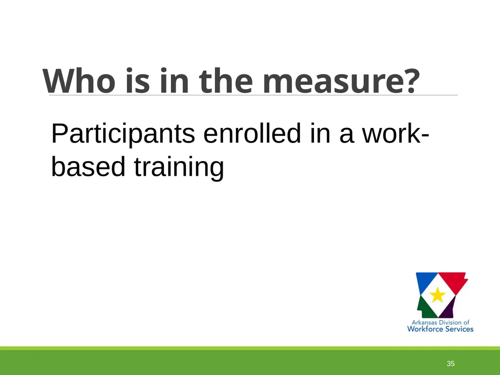 Measurable Skill Gains Performance Indicators - slide 35 of 51