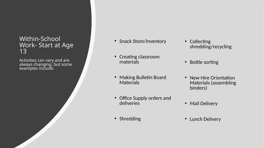 Vocation The basics of providing work-based - slide 6 of 9