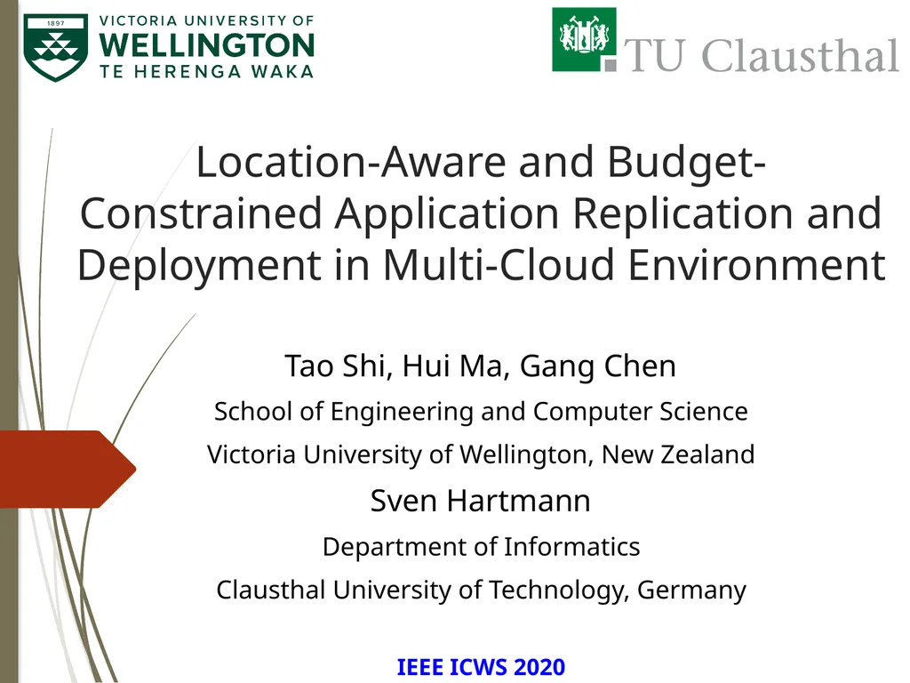 Location-Aware and Budget-Constrained Application - slide 1 of 28