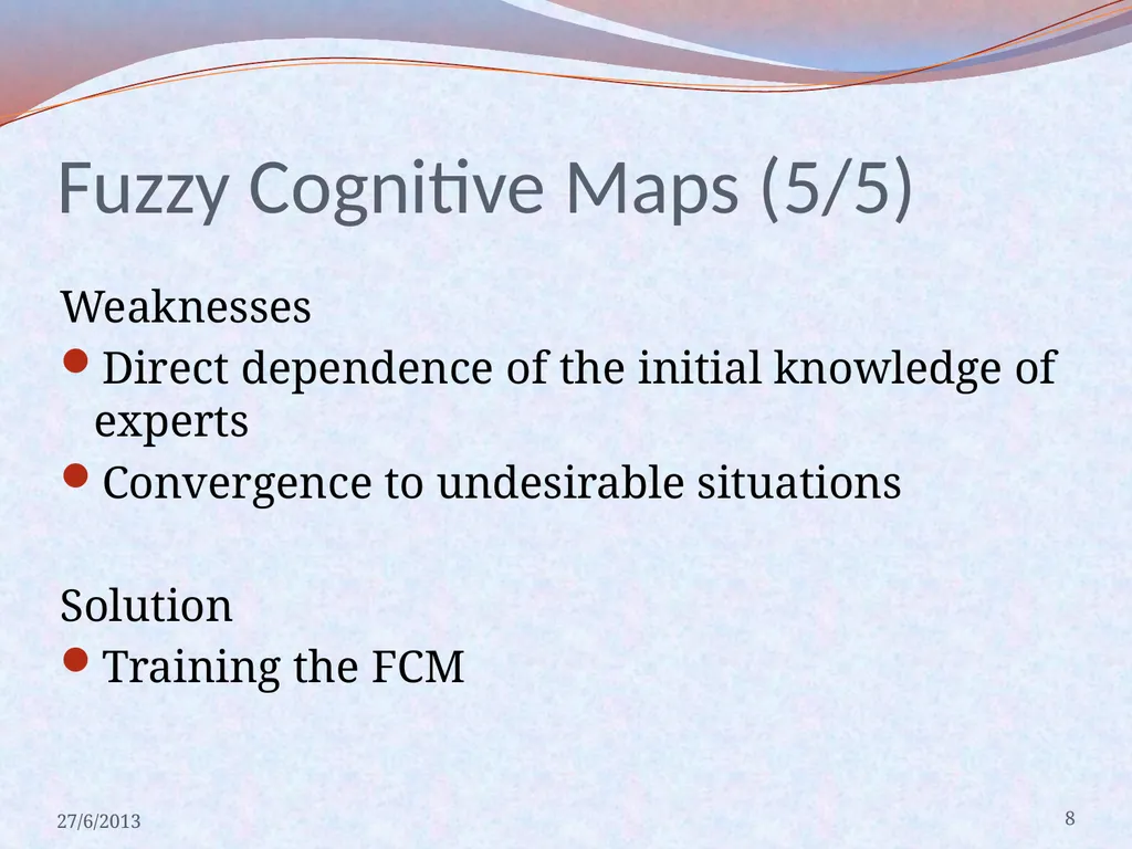 Non Linear Hebbian Learning Techniques and Fuzzy - slide 8 of 29