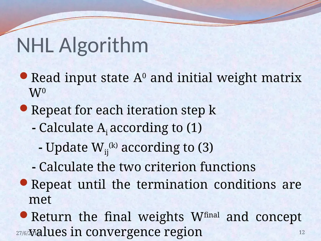 Non Linear Hebbian Learning Techniques and Fuzzy - slide 12 of 29