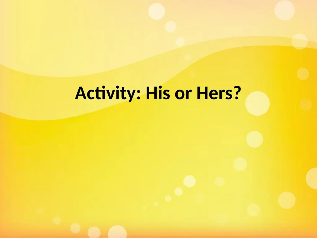 Learning Objectives Understand what gender - slide 5 of 24