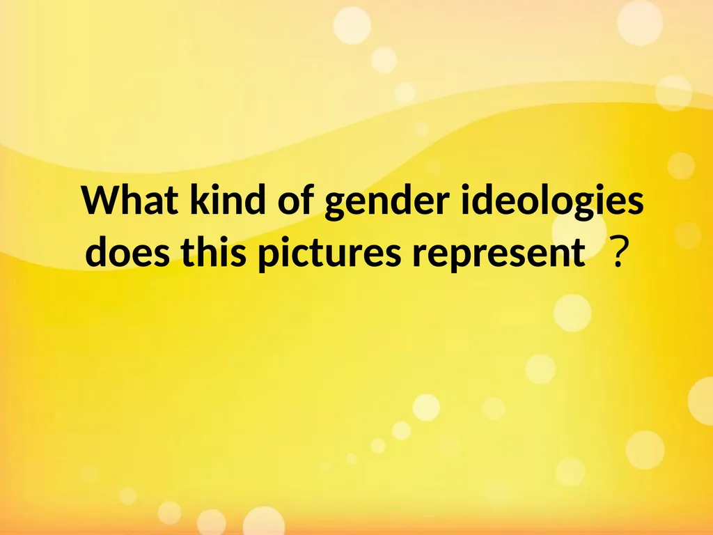 Learning Objectives Understand what gender - slide 3 of 24