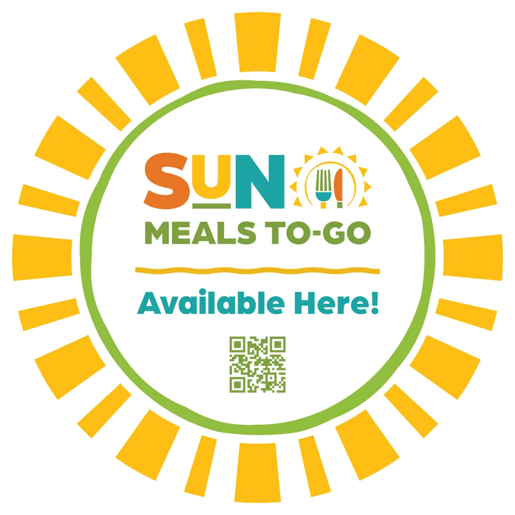 SUN Meals Window Cling SUN Meals to Go Window - slide 2 of 3
