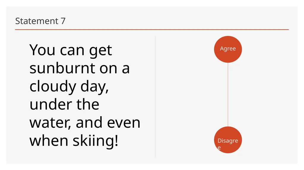 Sun and Skin Debunk the myths about skin care, sun - slide 14 of 28