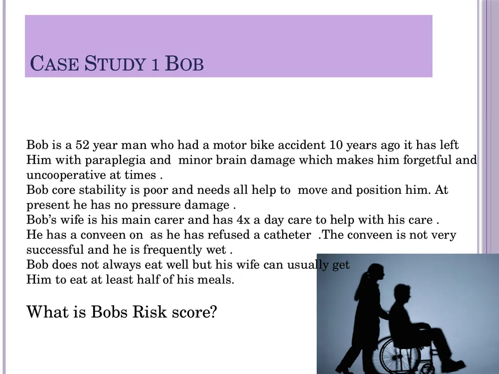 Pressure ulcer risk assessment The Braden scale - slide 16 of 20