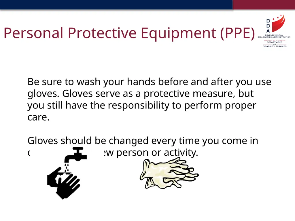Universal Precautions & General Safety Guidelines - slide 19 of 41