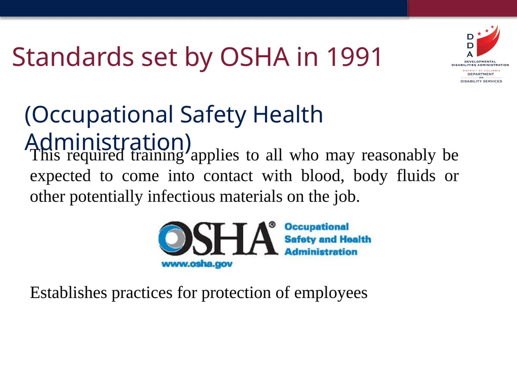 Universal Precautions & General Safety Guidelines - slide 2 of 41