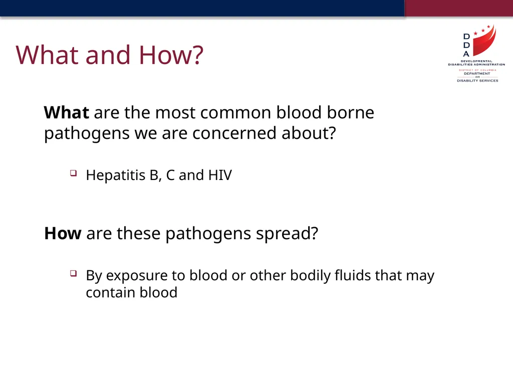 Universal Precautions & General Safety Guidelines - slide 5 of 41