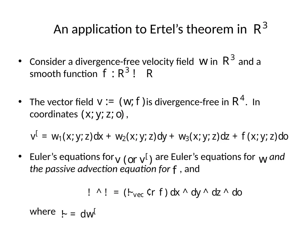 VORTEX DYNAMICS OF CLASSICAL FLUIDS IN HIGHER - slide 37 of 40