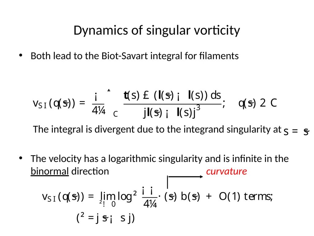 VORTEX DYNAMICS OF CLASSICAL FLUIDS IN HIGHER - slide 18 of 40