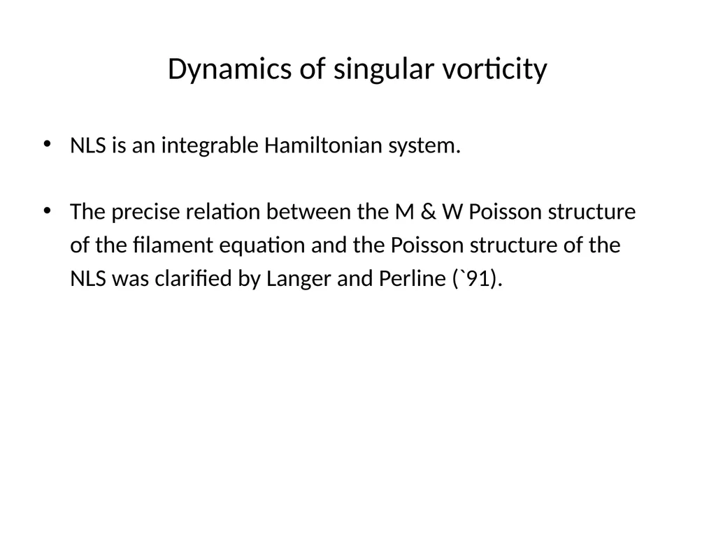 VORTEX DYNAMICS OF CLASSICAL FLUIDS IN HIGHER - slide 21 of 40