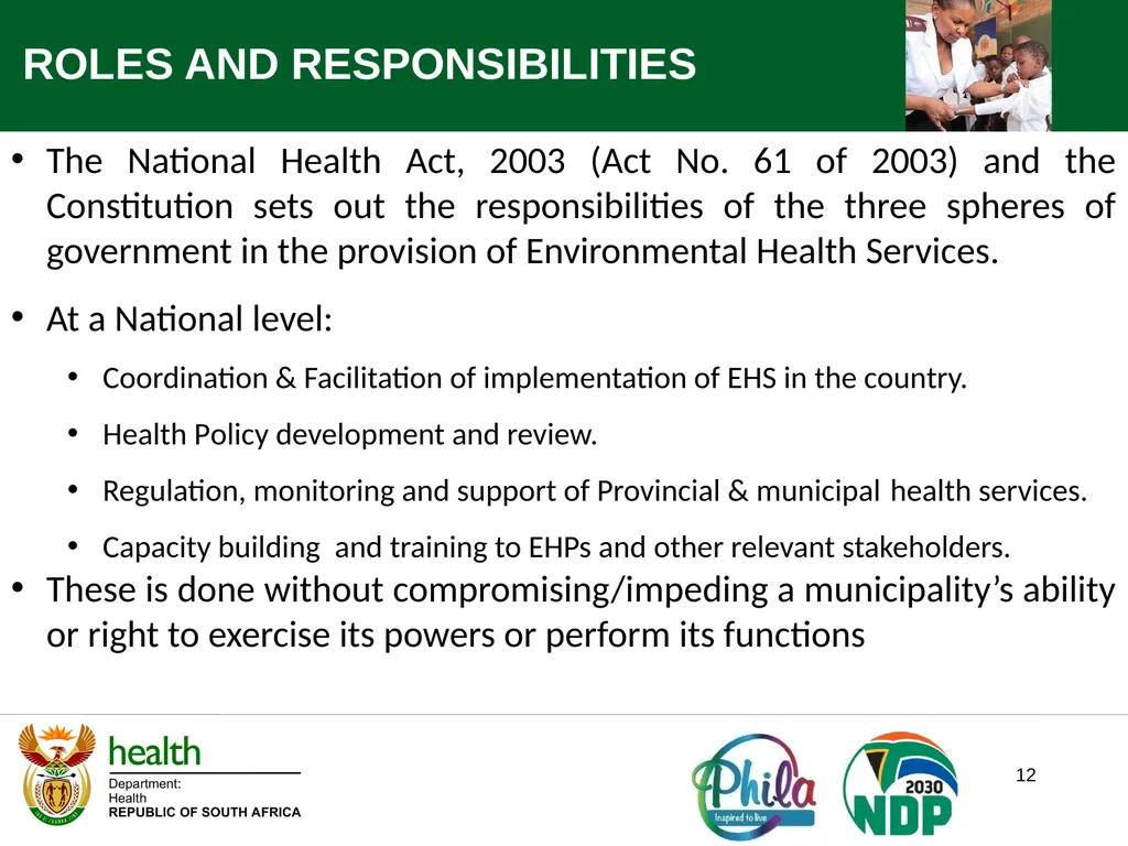 World Environmental Health Day Webinar 2022 Theme: - slide 12 of 19