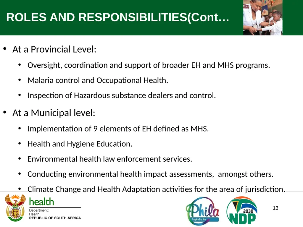 World Environmental Health Day Webinar 2022 Theme: - slide 13 of 19