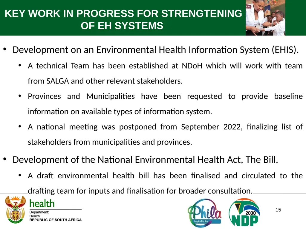 World Environmental Health Day Webinar 2022 Theme: - slide 15 of 19