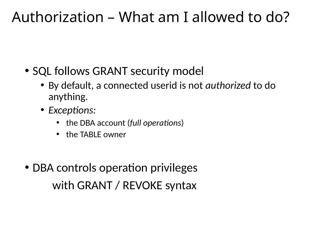 SQL92 for a Progress DBA Bob Brennan Integrated - slide 27 of 54
