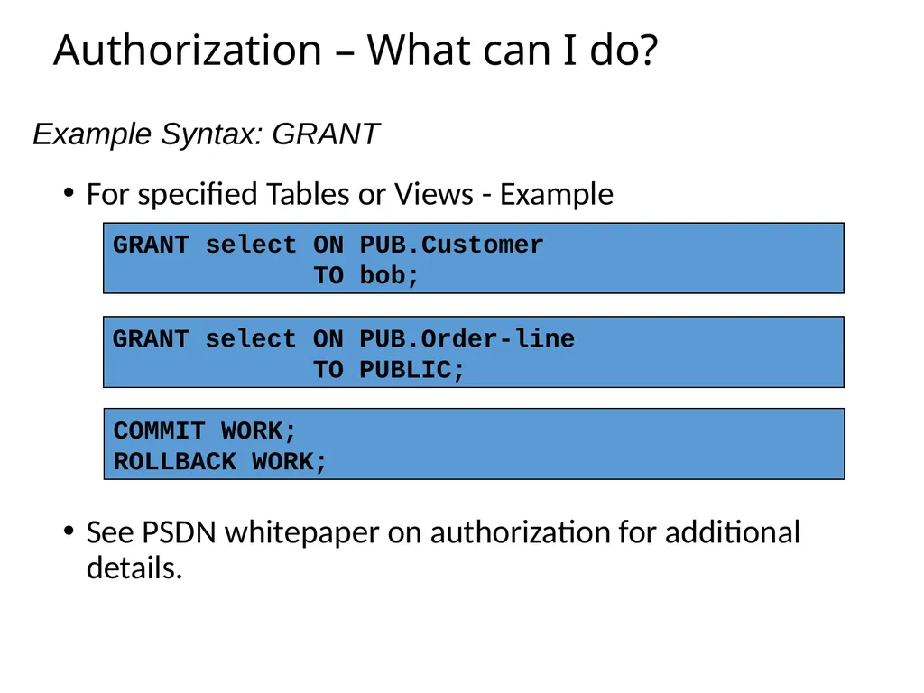 SQL92 for a Progress DBA Bob Brennan Integrated - slide 31 of 54