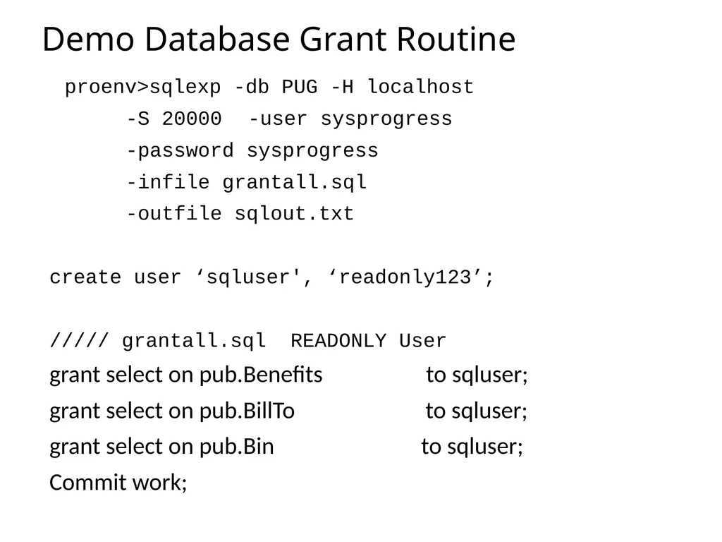 SQL92 for a Progress DBA Bob Brennan Integrated - slide 32 of 54