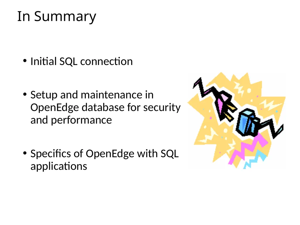 SQL92 for a Progress DBA Bob Brennan Integrated - slide 53 of 54