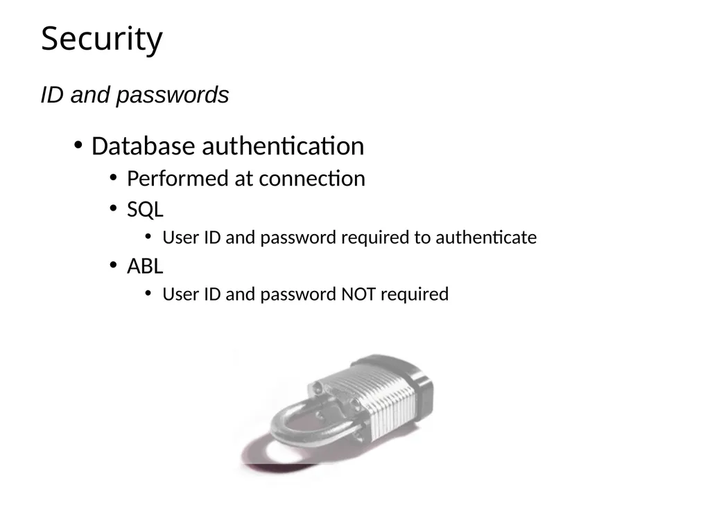 SQL92 for a Progress DBA Bob Brennan Integrated - slide 24 of 54