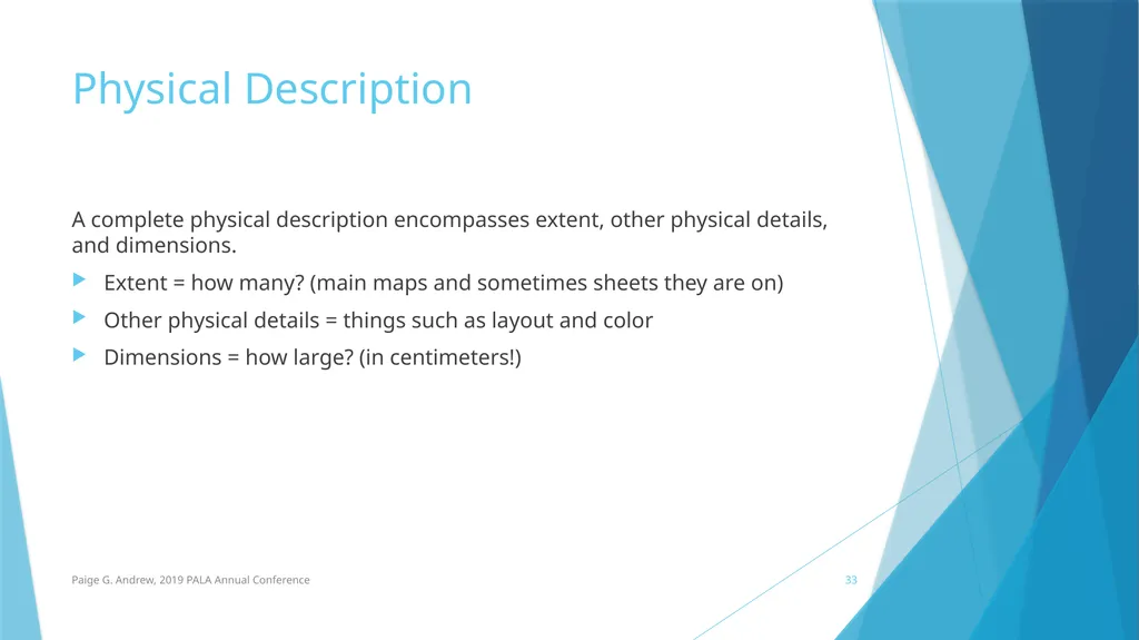 DESCRIBING MAPS: BASIC CATALOGING TECHNIQUES AND - slide 33 of 50