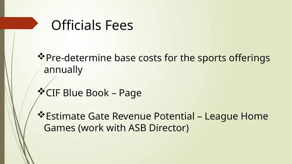 How to Develop & Manage an Athletic Budget Candace - slide 17 of 28