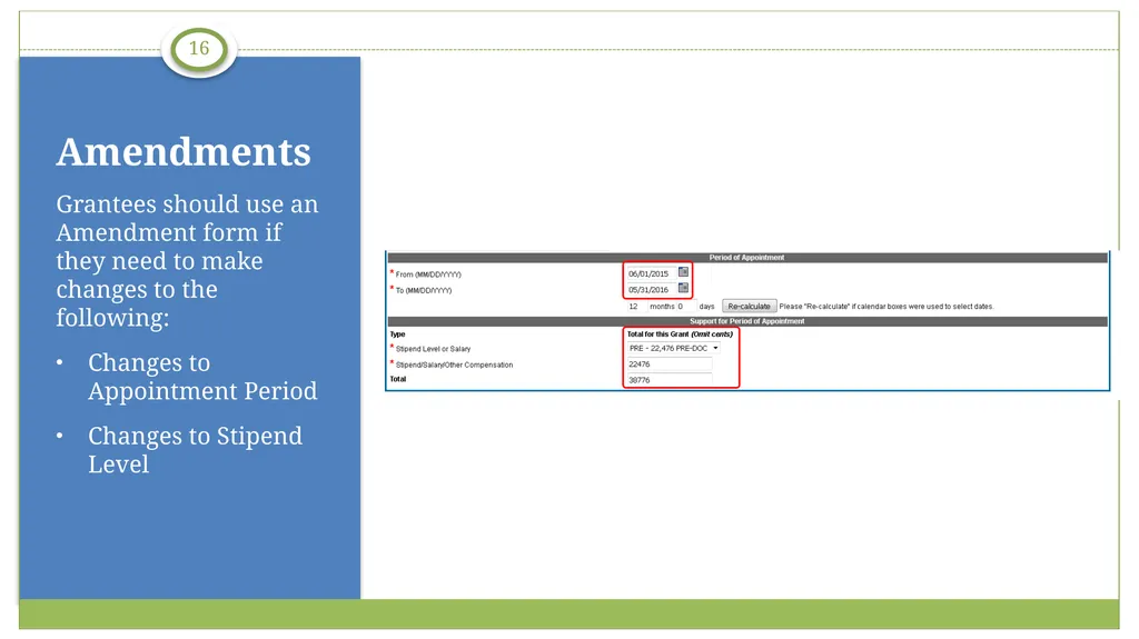xTrain Overview electronic Research Administration - slide 16 of 35