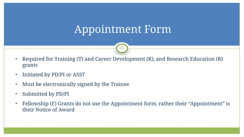 xTrain Overview electronic Research Administration - slide 11 of 35