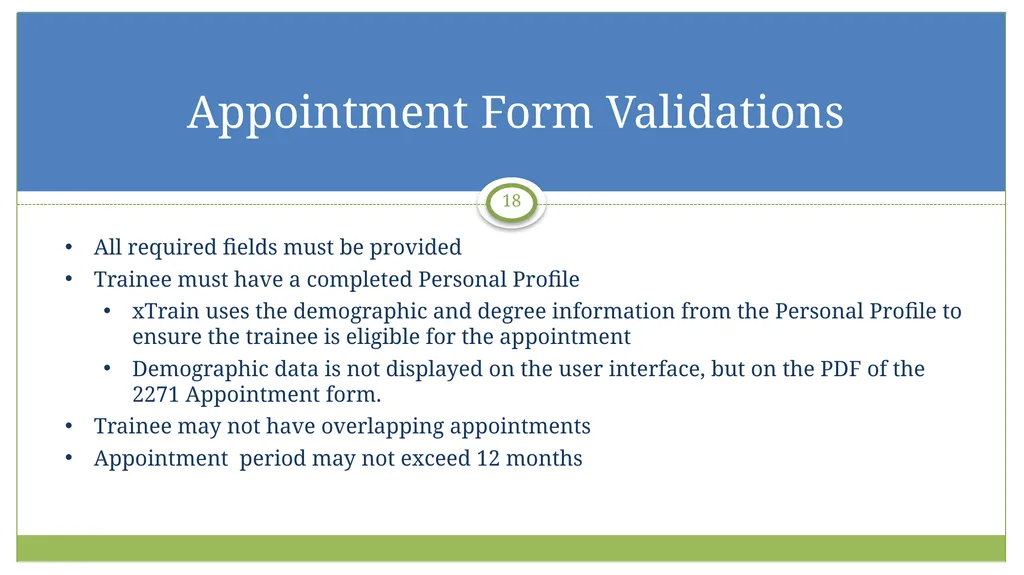 xTrain Overview electronic Research Administration - slide 18 of 35