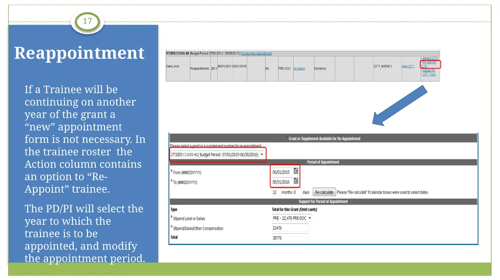 xTrain Overview electronic Research Administration - slide 17 of 35