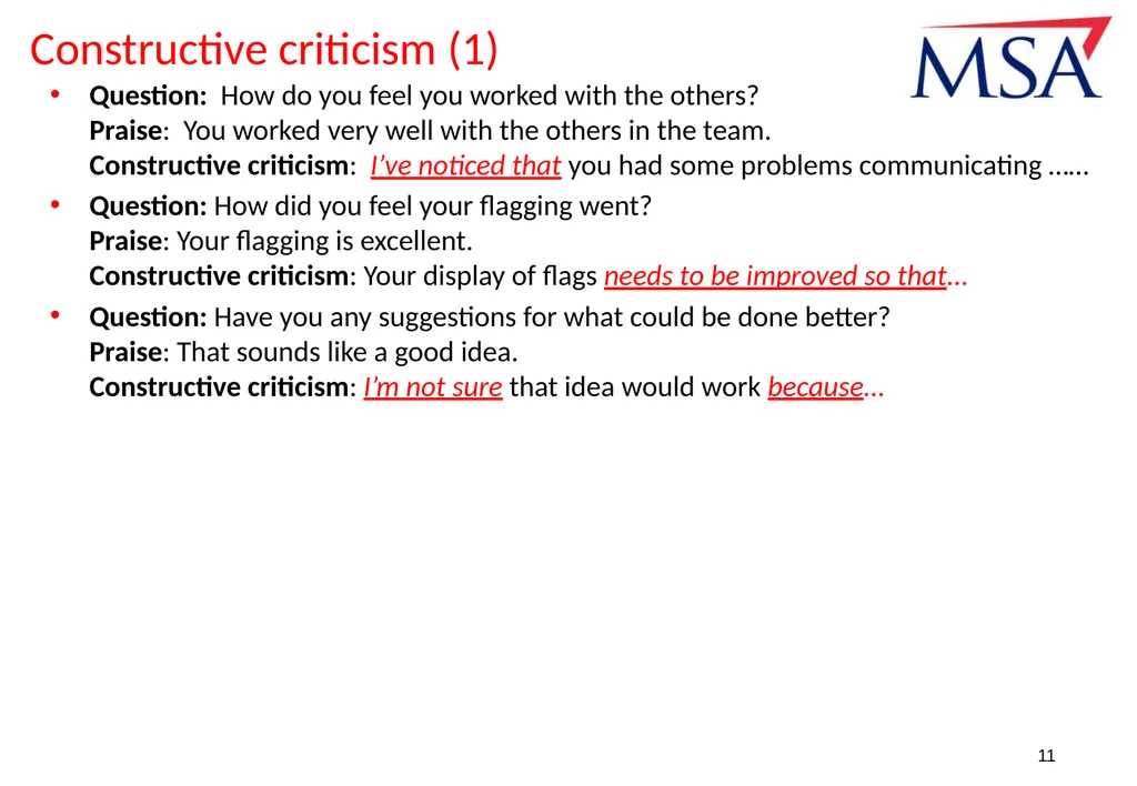 INTRODUCTION Name: Experience: Discipline(s) - slide 11 of 31