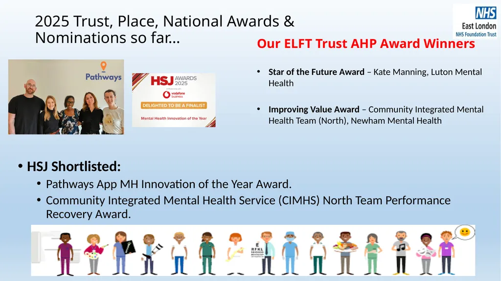 ELFT Allied Health Professionals Awards 2025 ELFT - slide 8 of 9