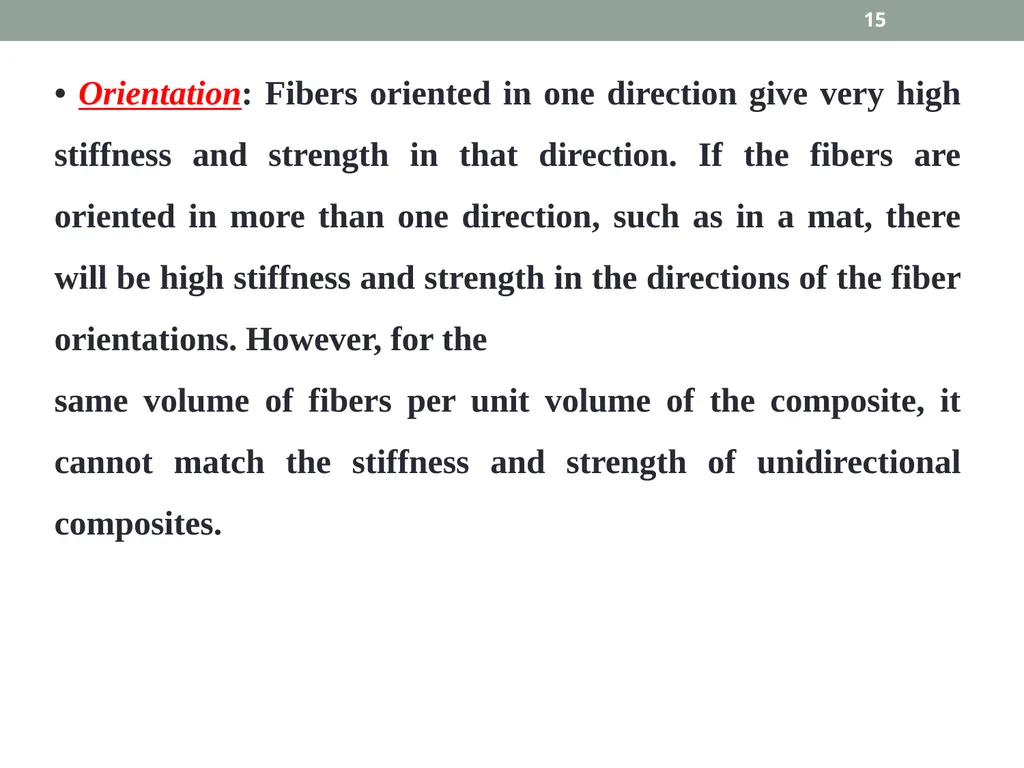 INTRODUCTION TO COMPOSITE MATERIALS 1 A composite - slide 15 of 82