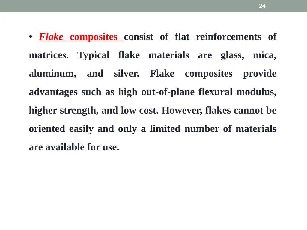 INTRODUCTION TO COMPOSITE MATERIALS 1 A composite - slide 24 of 82