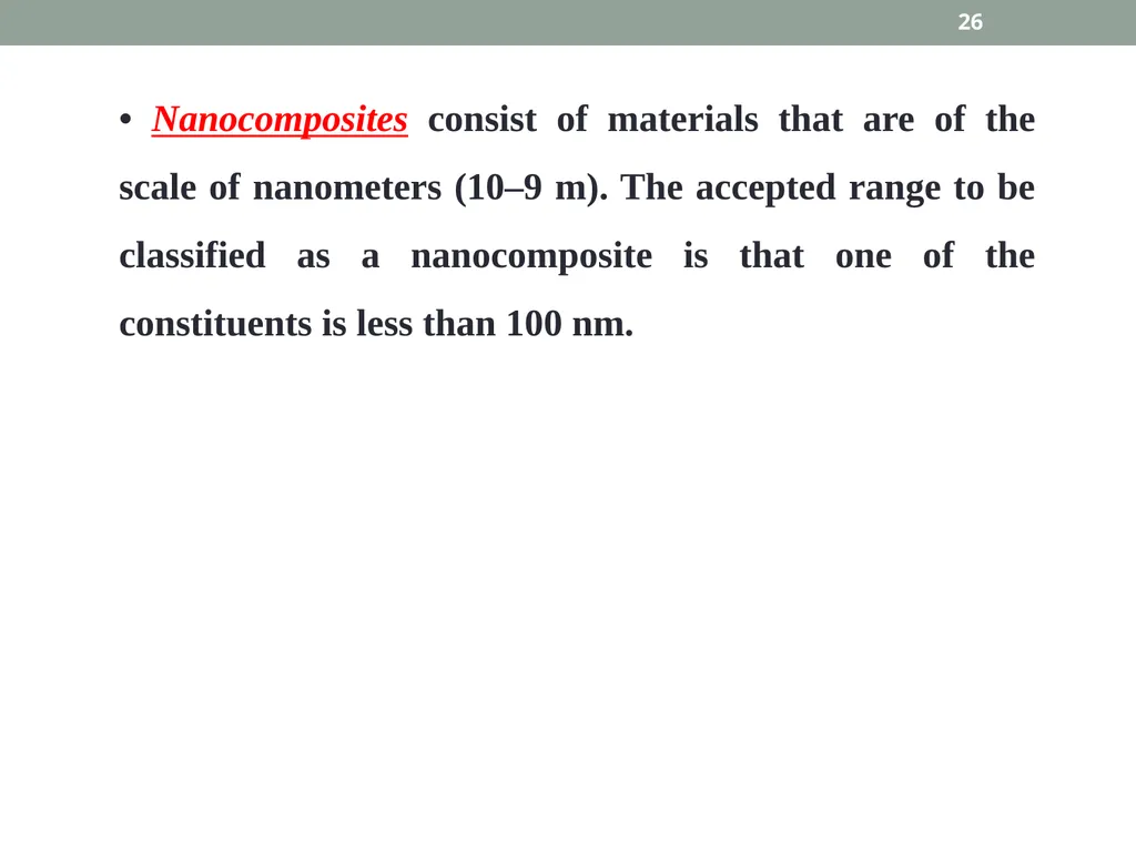 INTRODUCTION TO COMPOSITE MATERIALS 1 A composite - slide 26 of 82