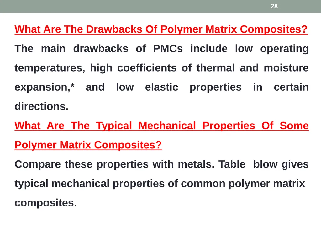 INTRODUCTION TO COMPOSITE MATERIALS 1 A composite - slide 28 of 82