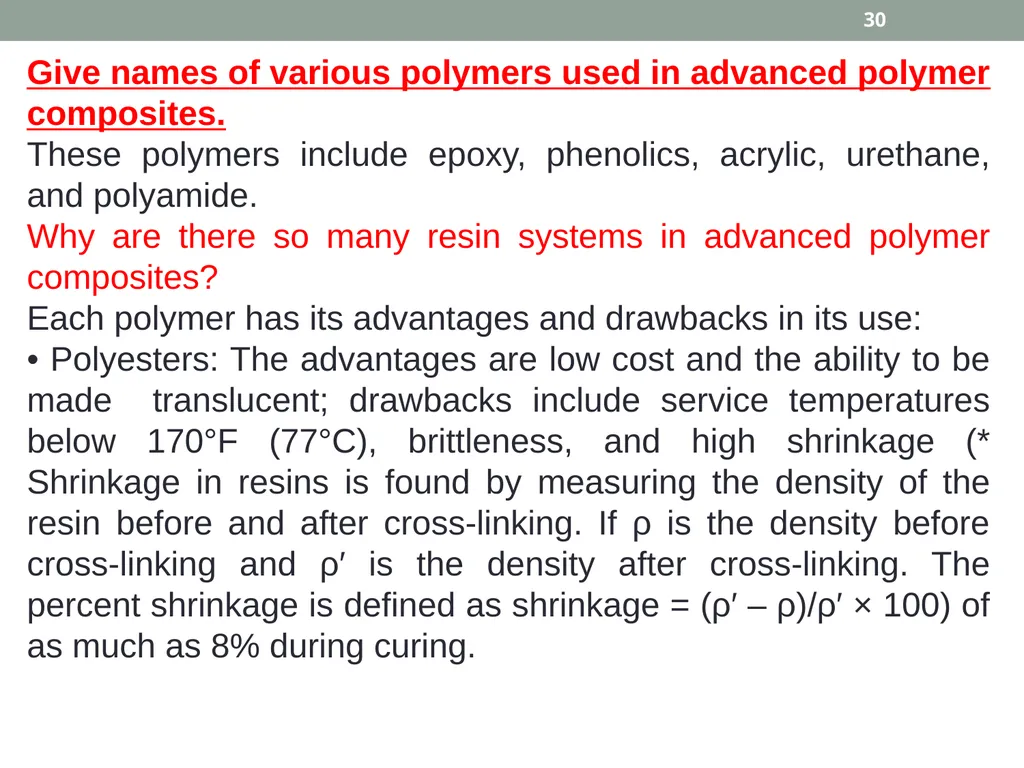 INTRODUCTION TO COMPOSITE MATERIALS 1 A composite - slide 30 of 82