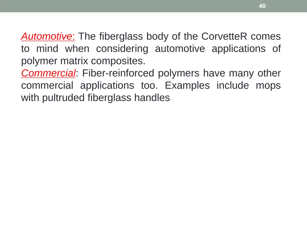 INTRODUCTION TO COMPOSITE MATERIALS 1 A composite - slide 40 of 82