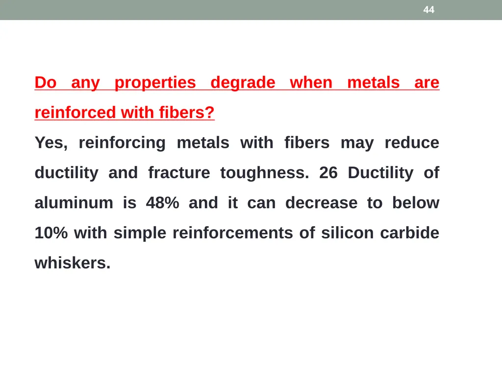 INTRODUCTION TO COMPOSITE MATERIALS 1 A composite - slide 44 of 82
