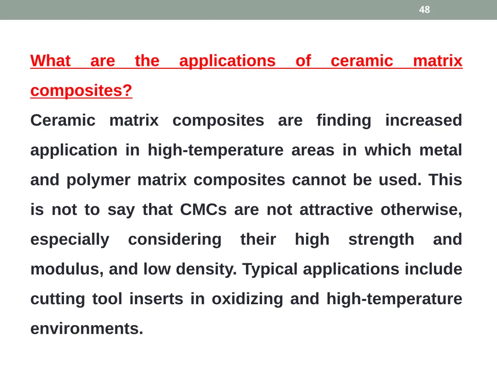 INTRODUCTION TO COMPOSITE MATERIALS 1 A composite - slide 48 of 82