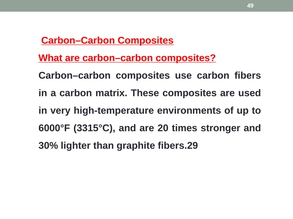 INTRODUCTION TO COMPOSITE MATERIALS 1 A composite - slide 49 of 82