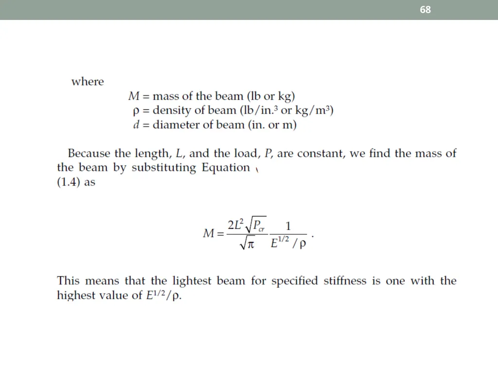 INTRODUCTION TO COMPOSITE MATERIALS 1 A composite - slide 68 of 82
