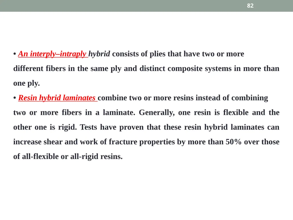 INTRODUCTION TO COMPOSITE MATERIALS 1 A composite - slide 82 of 82