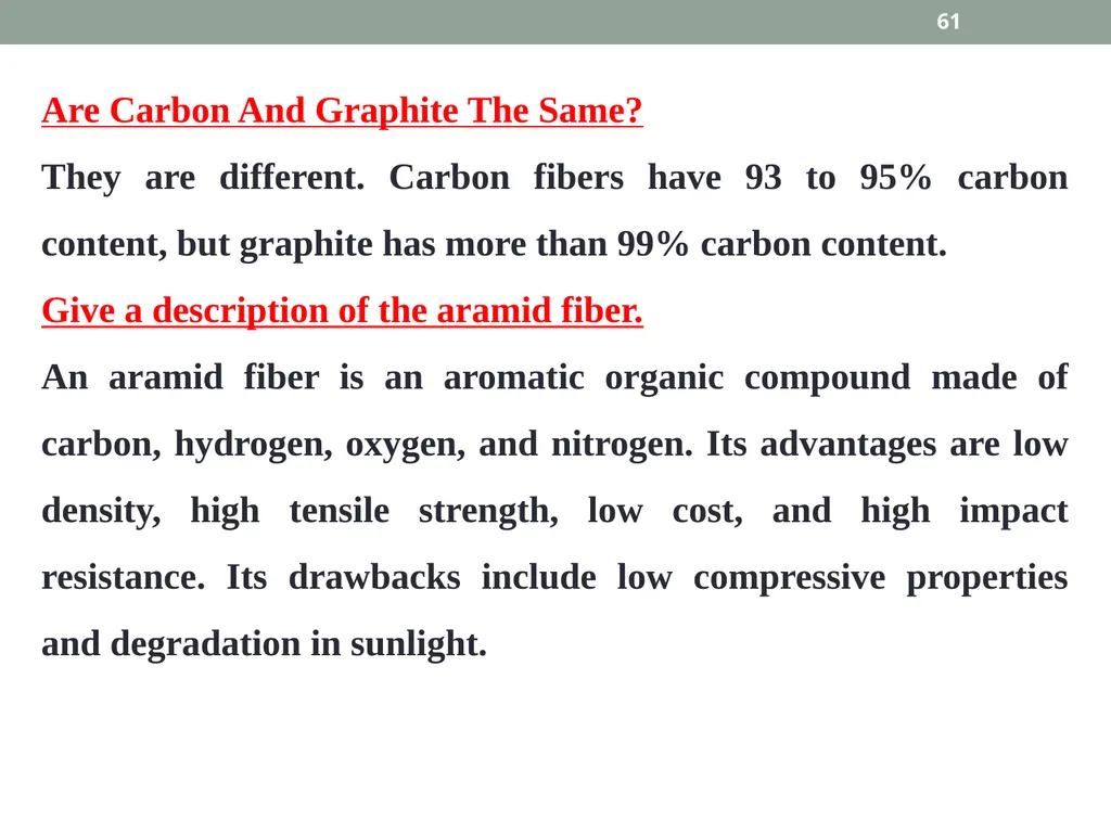INTRODUCTION TO COMPOSITE MATERIALS 1 A composite - slide 61 of 82