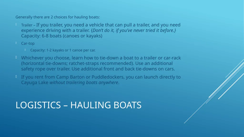Plan an Expedition: Paddling Trips (Canoeing & - slide 19 of 26