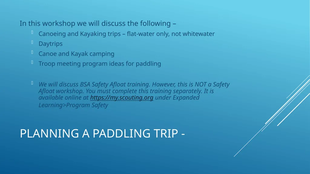Plan an Expedition: Paddling Trips (Canoeing & - slide 2 of 26