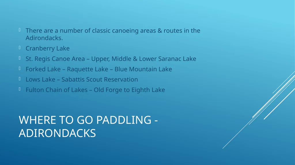 Plan an Expedition: Paddling Trips (Canoeing & - slide 11 of 26