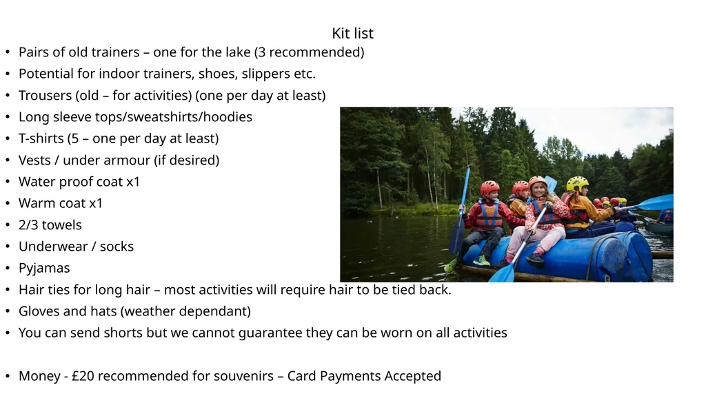 Year 6 Residential - Boreatton Park Monday 30th - slide 12 of 18