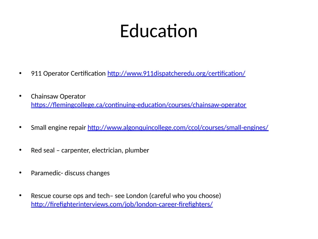 Becoming A Firefighter 5 Year Plan 4 Important - slide 10 of 14
